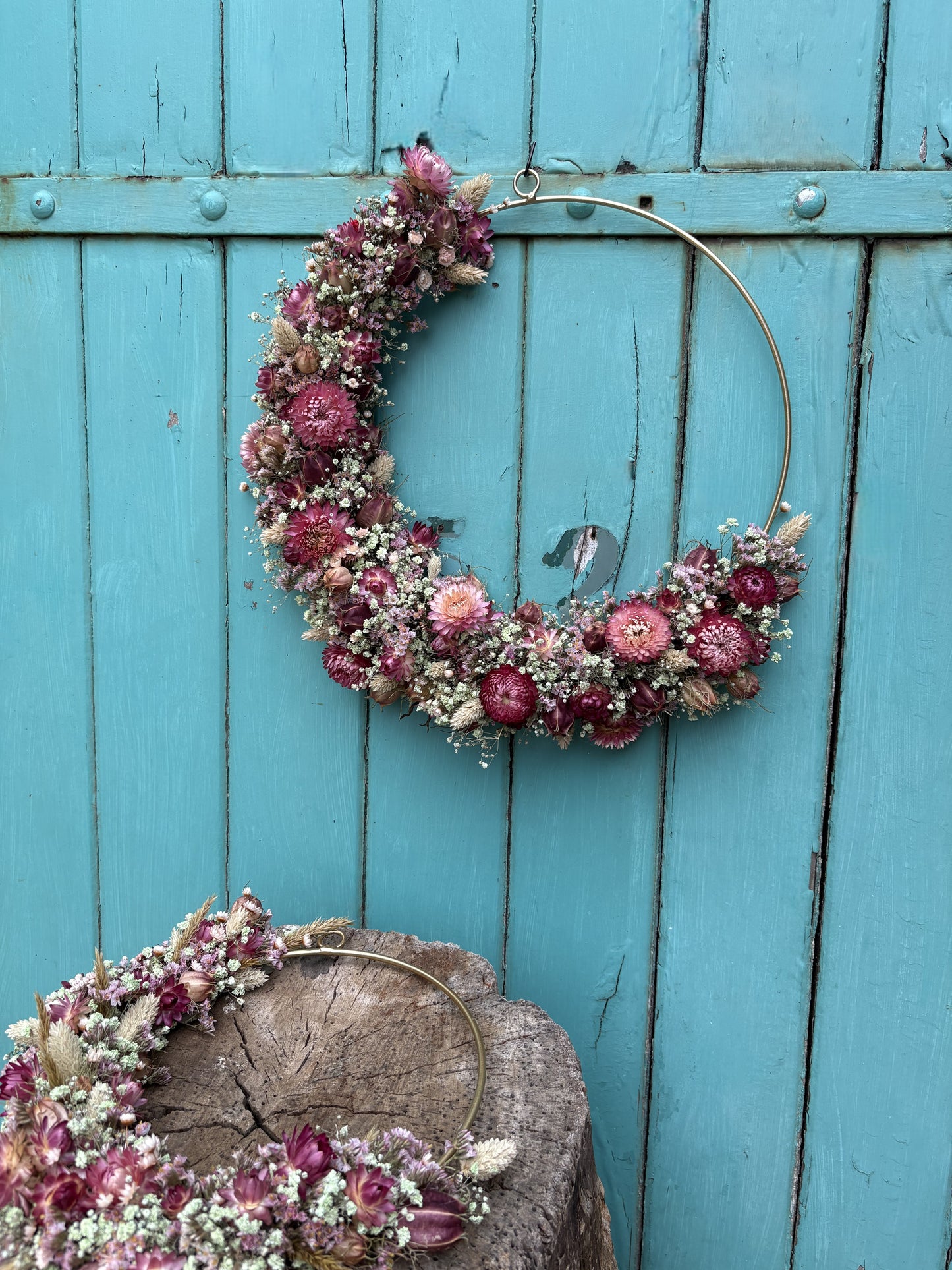 Couronne de fleur séchée “AELYS”