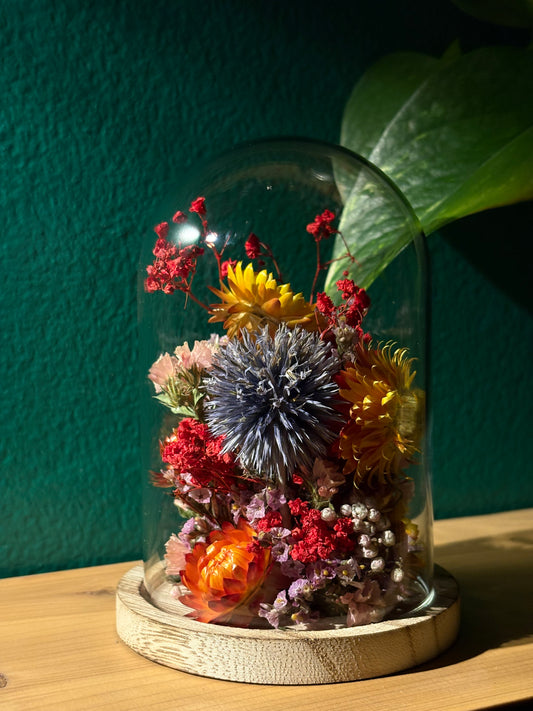 Cloche fleurie automnale "Jocelyne"