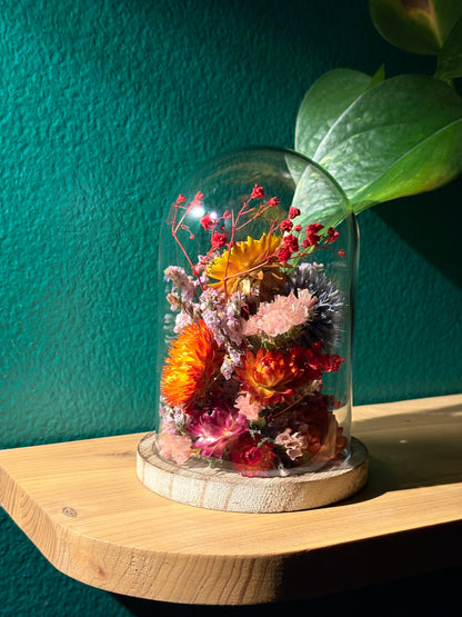 Cloche fleurie automnale "Jocelyne"