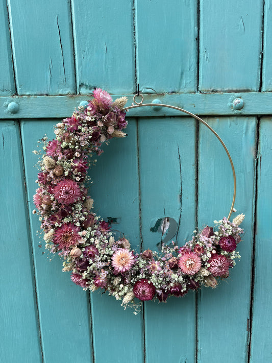 Couronne de fleur séchée “AELYS”