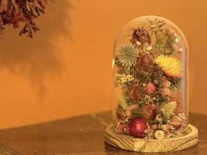 Cloche fleurie ronde "Annaïg"