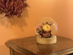 Cloche fleurie ronde "Anna"