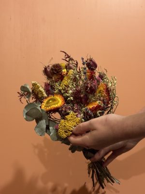 Bouquet de fleurs séchées Oranger "Tiphaine"