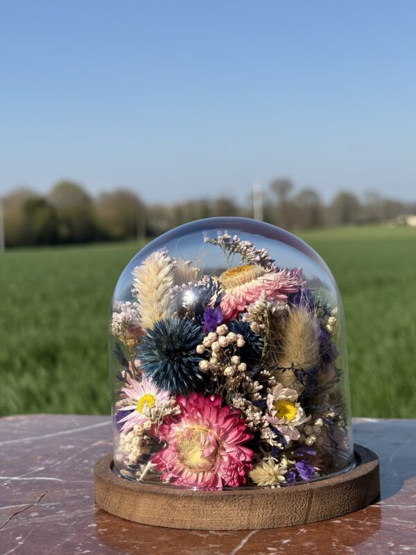 Cloche fleurie ronde "Alan"