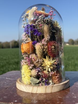 Cloche fleurie ronde "Avel"