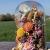 Cloche fleurie ronde "Lara"