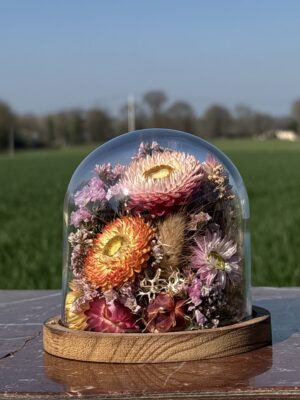 Cloche fleurie ronde "Artus"
