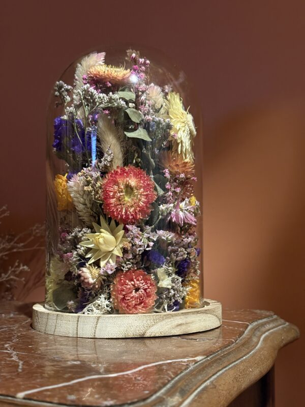 IMG_2861 Cloche fleurie ronde "Avel"