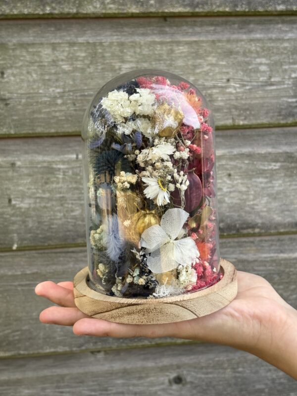 Cloche fleurie ronde "Charlotte »